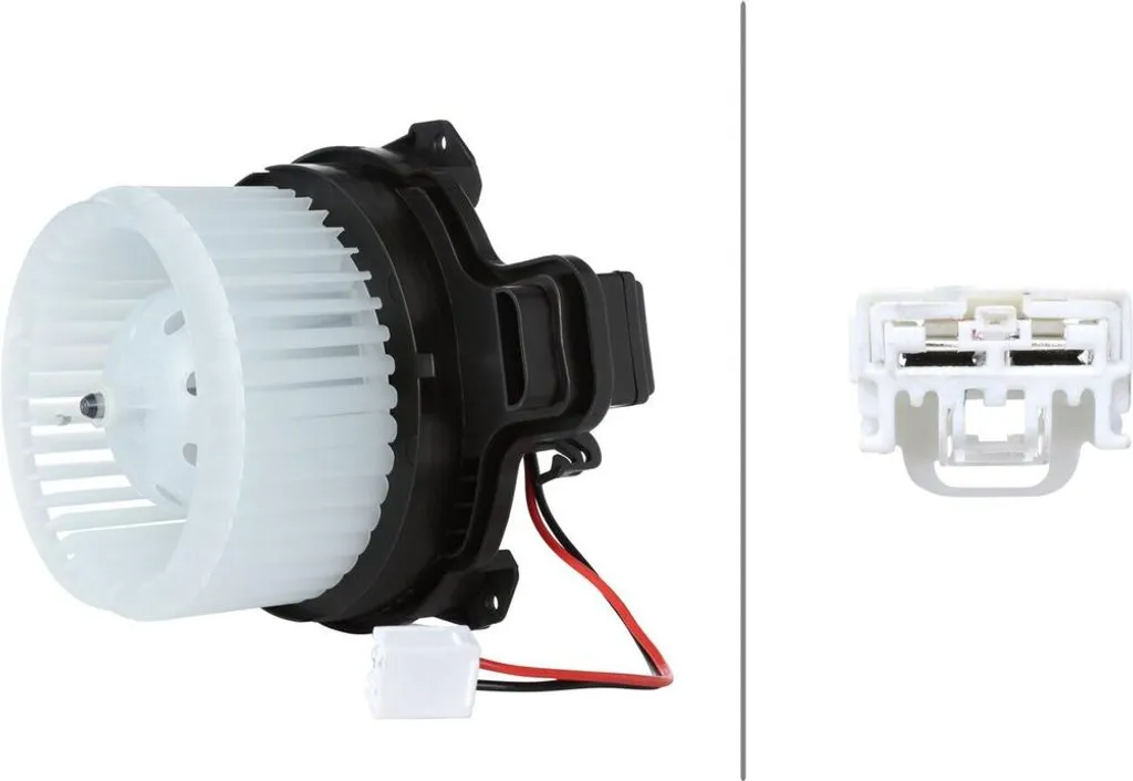 Ventilateur 12V 228W HELLA pour FORD FOCUS - Puissance et Fiabilité 2 Pôles