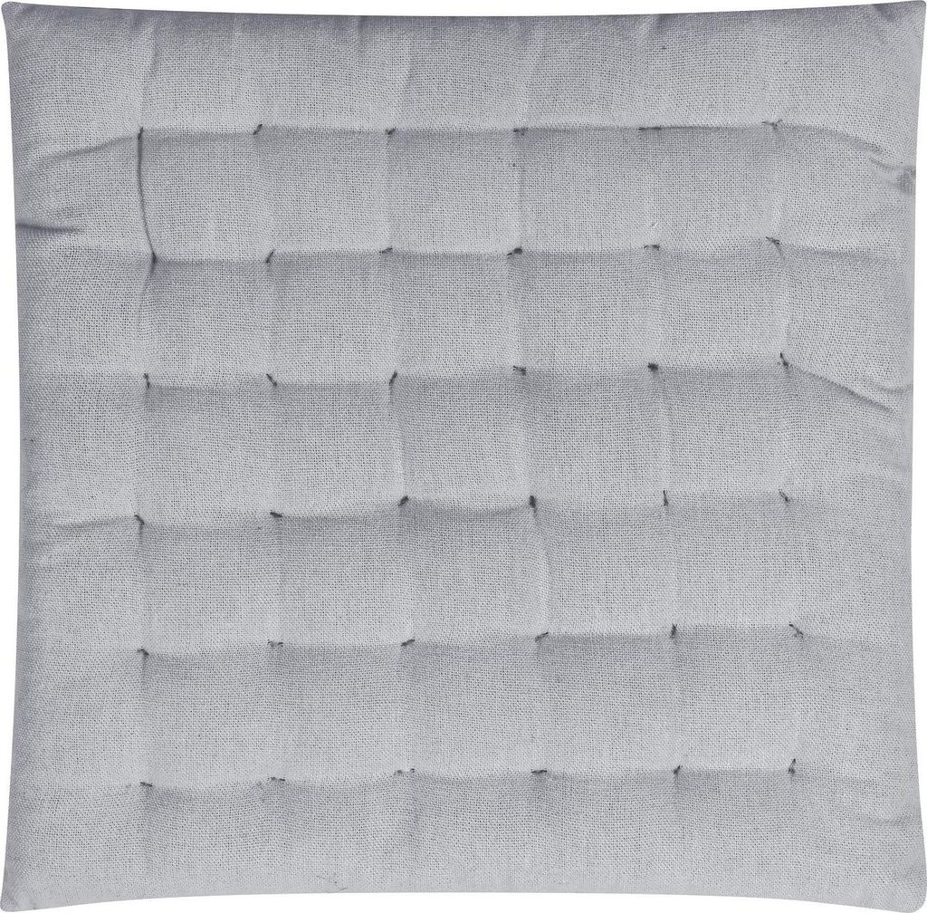 MAGMA Heimtex - Stuhlkissen FREYA - 40x40x4cm - grau - Produktbild 