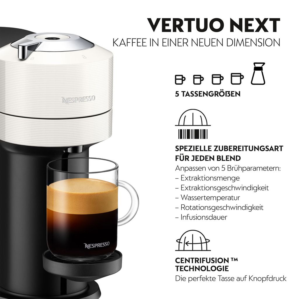 DeLonghi Nespresso-Kapselmaschine ENV 120.WAE VertuoNext Produktbild 15
