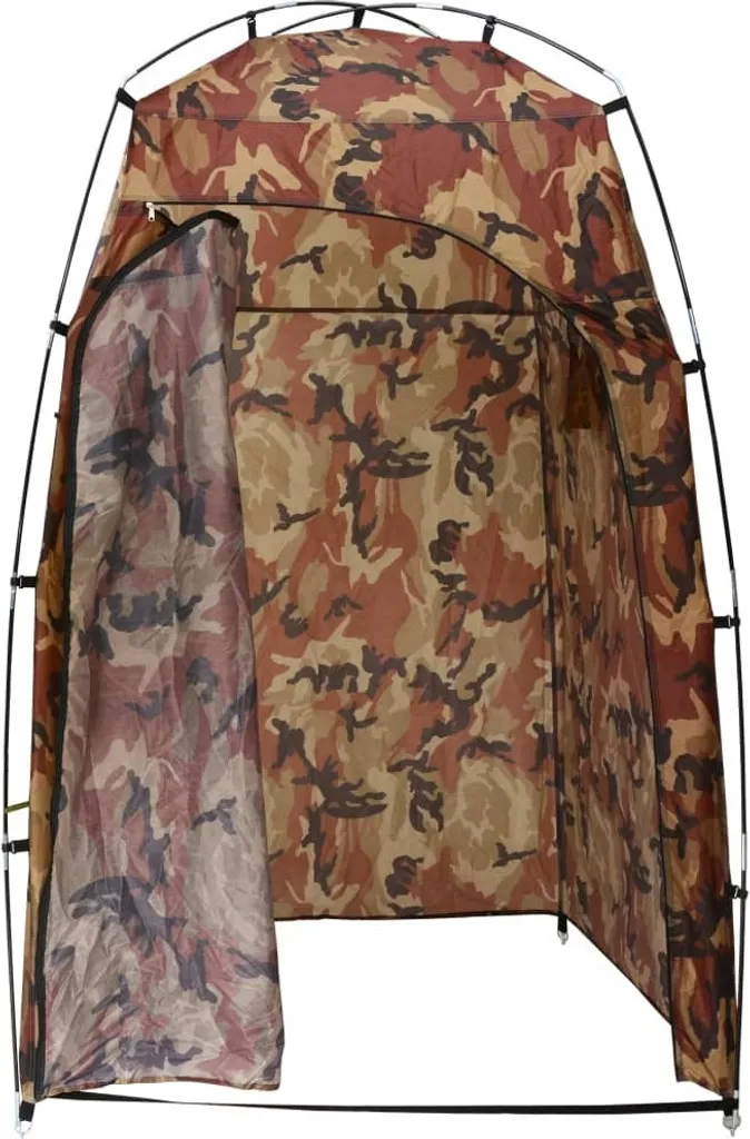 Cabine de change et toilettes de camping camouflage imperméable 190cm