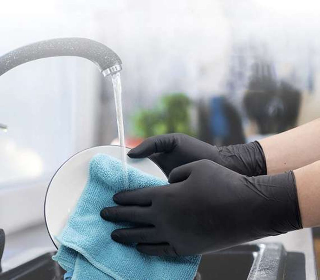 Mercator Medical Nitrylex Einmalhandschuhe, schwarz, Produktbild 19