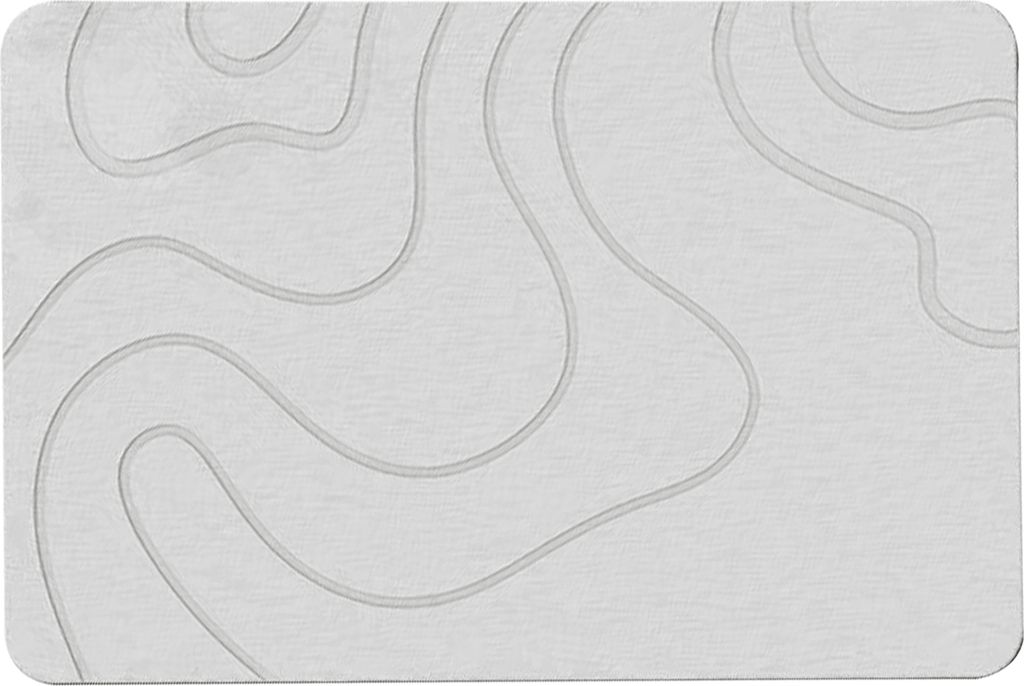 Badezimmer-Bodenmatte, schnell saugfähig, schnell trocknend, Kieselalgenschlamm, rutschfeste Unterseite, einfarbig, leicht zu reinigen, Mehrzweck-...