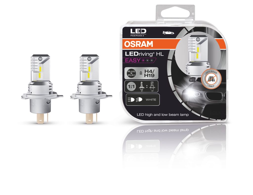 OSRAM LEDriving HL EASY H4/H19 12V 18.7W/19W