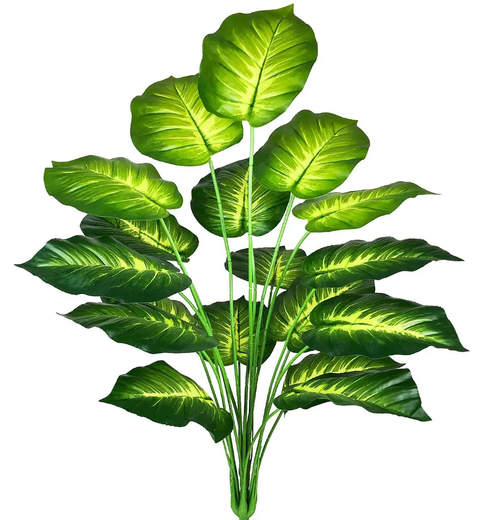 Plante artificielle verte grande taille pour salon et bureau moderne