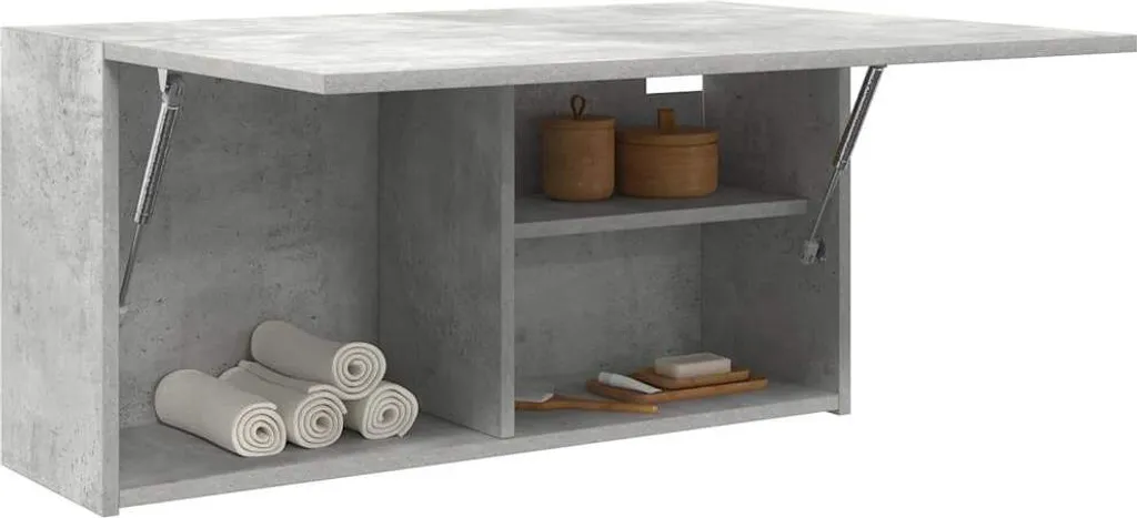 Mobile Bagno Sospeso Grigio Cemento 80cm | BEI CLORIS Design Loft