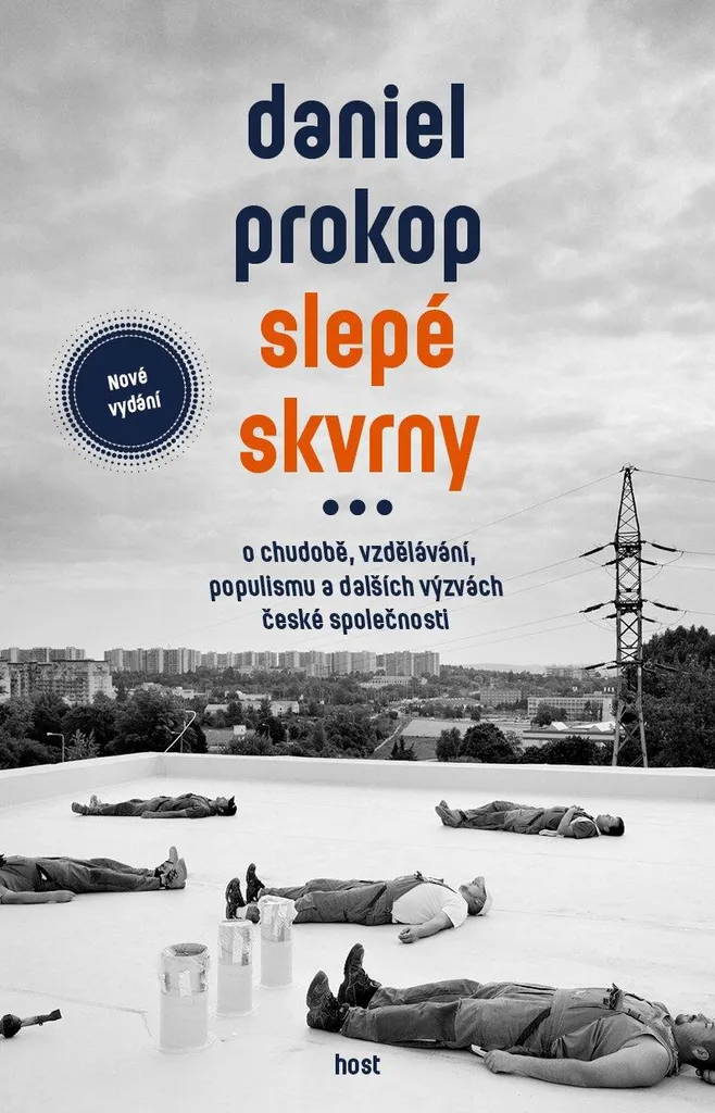 Livre Slepé skvrny de Daniel Prokop sur les défis sociaux tchèques