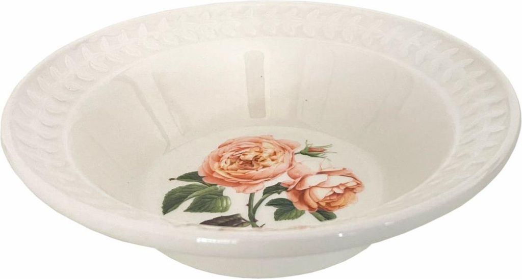 Portmeirion Keramik Schale Botanic Roses Embossed Tamora Peach