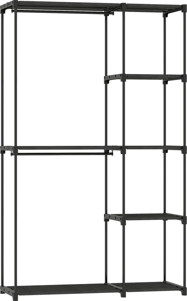 Kleiderschrank mit Kleiderstange und Einlegeböden, 111 x 43 Produktbild 