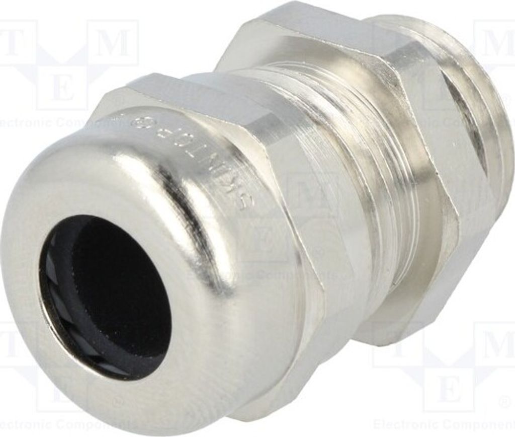 1x Kabelverschraubung 1,5 M16 Mat: Messing 53112620 n mit Erdung IP68