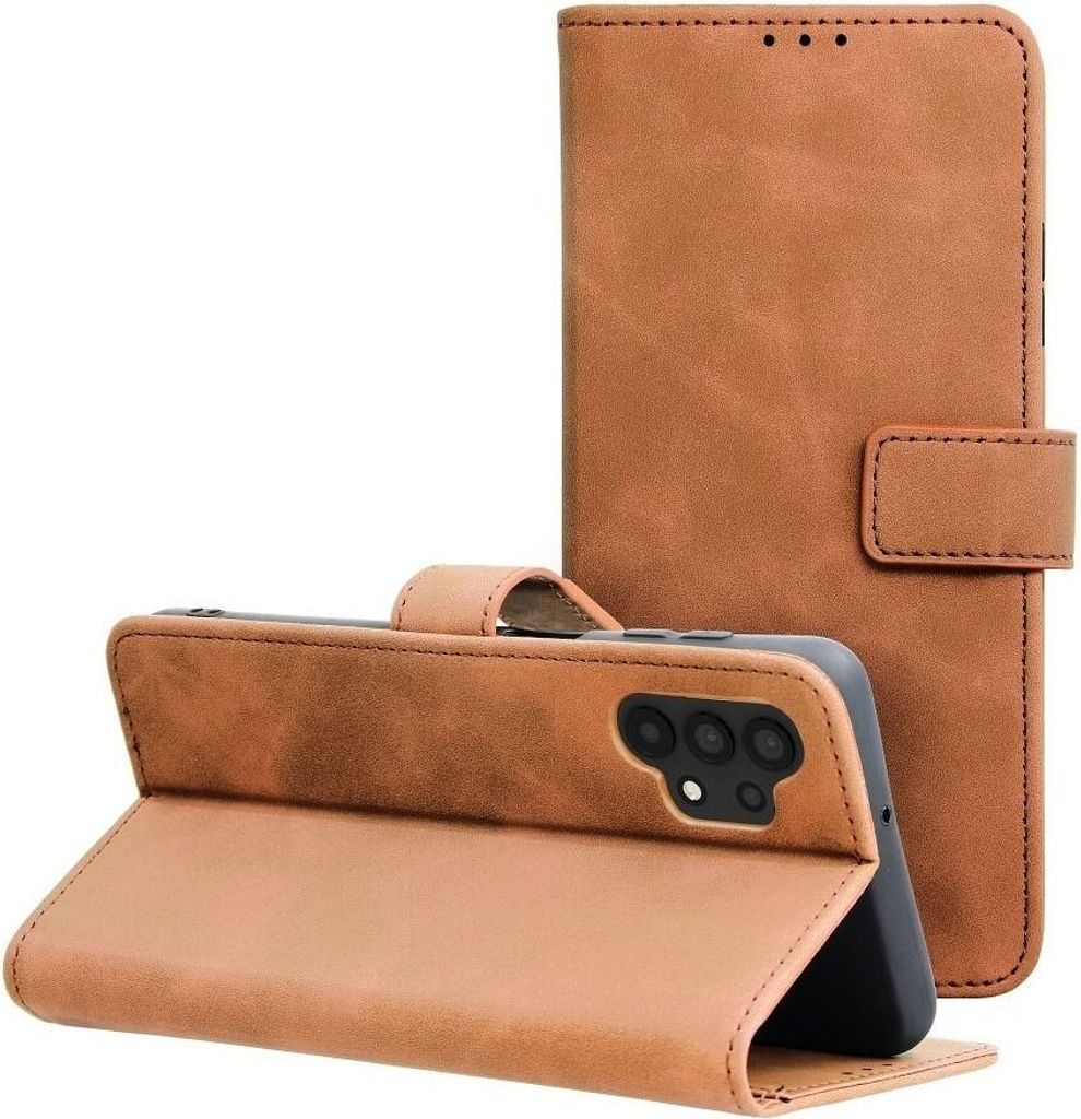 TENDER Book passend für SAMSUNG a32 5G braun