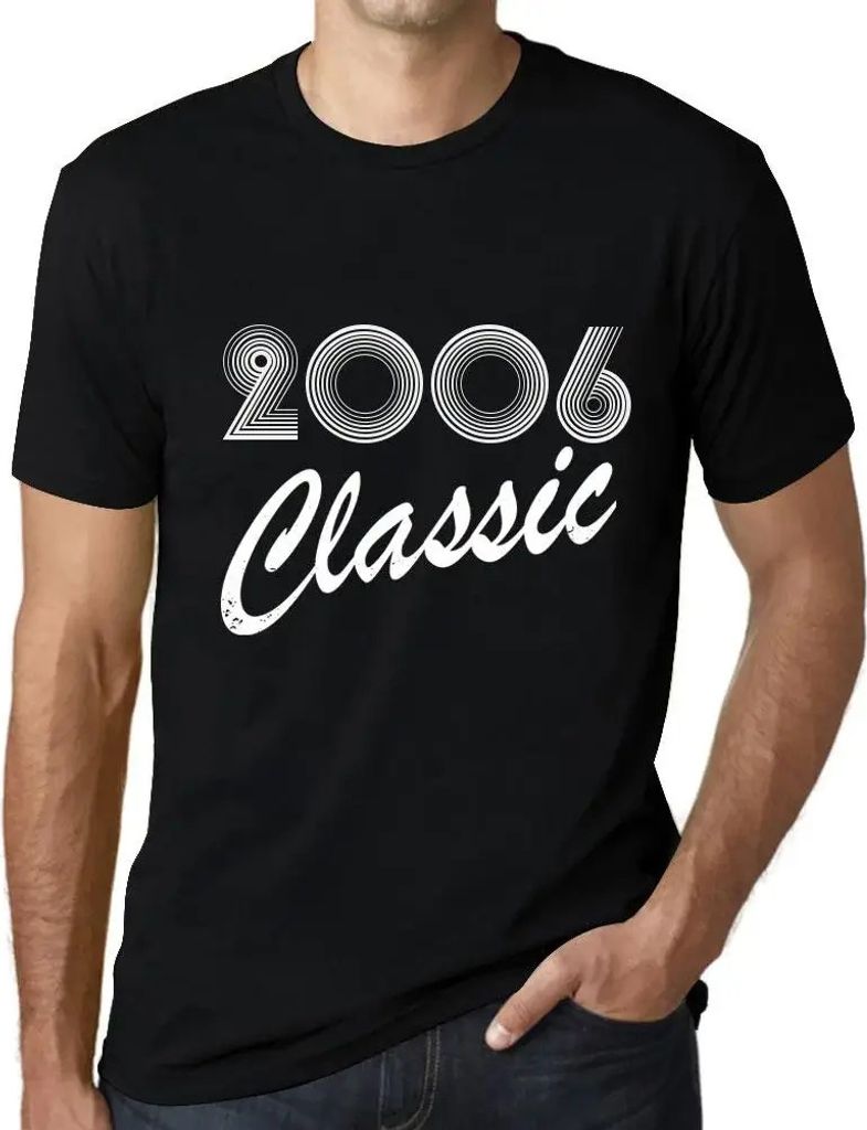 Herren Grafik T-Shirt Klassiker 2006 – Classic 2006 – Geschenk 18. Geburtstag Jahrestag 18 Jahre Jubiläum 18 Jährige Mann Jahrgang 2006 Kurzarm