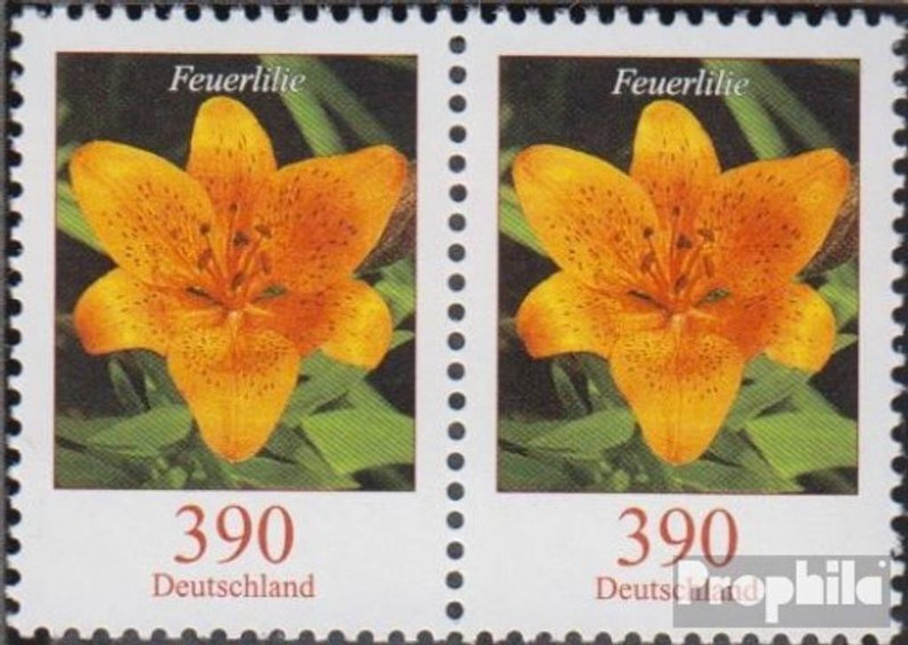 Briefmarken BRD (BR.Deutschland) 2006 Mi 2534wP waagerechtes Paar (kompl.Ausg.) postfrisch Blumen