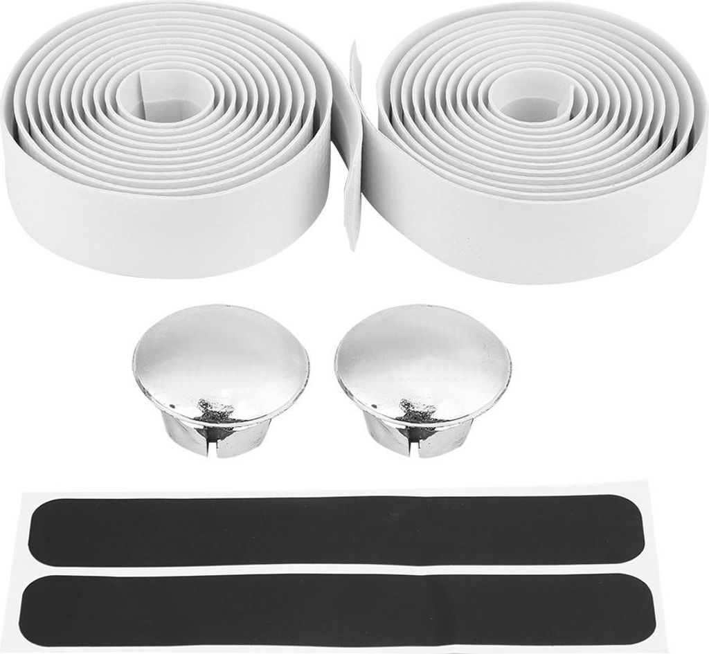 1 Paar Fahrradfahrradfahrrad für Bärhande Grip Tape Wrap (weiß)