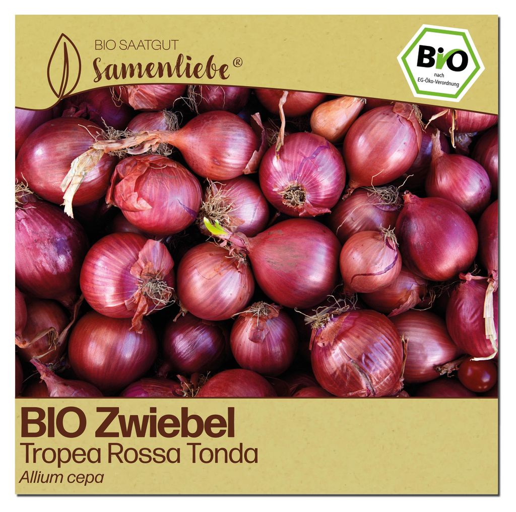 Samenliebe  Zwiebel Samen | Tropea Rossa Tonda - rote & Produktbild 