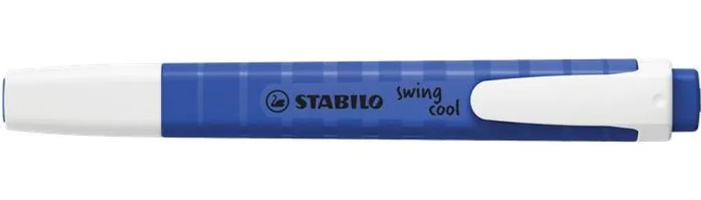 Surligneur bleu outremer STABILO Swing cool pointe biseautée 1 à 4 mm