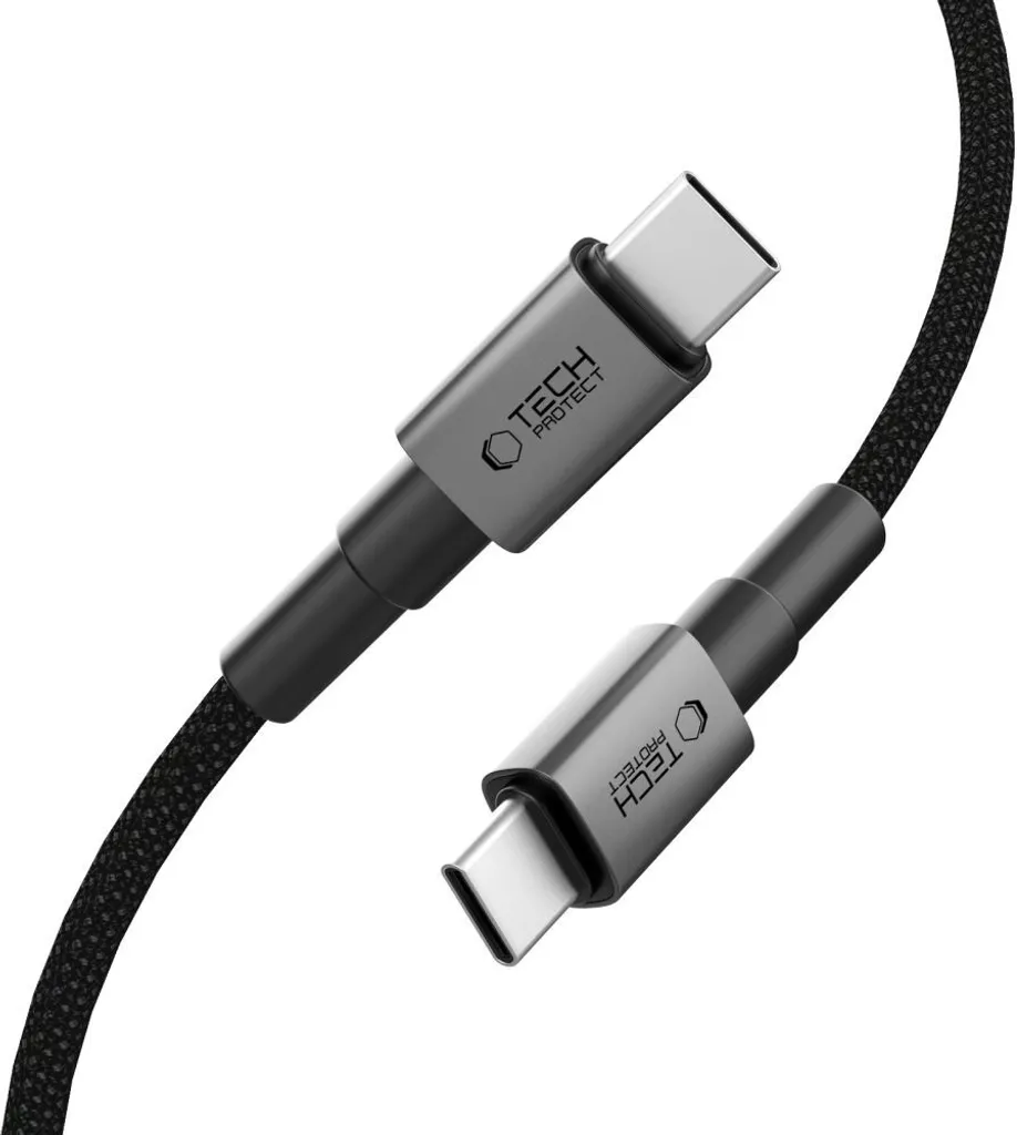 Cavo Tech-Protect Ultraboost DNA USB-C PD 100W 2m Grigio Ferro
