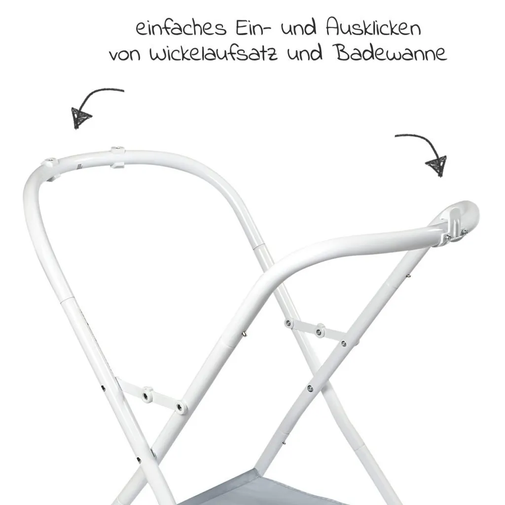 Support de baignoire pliable Beaba : gain de place et sécurité bain