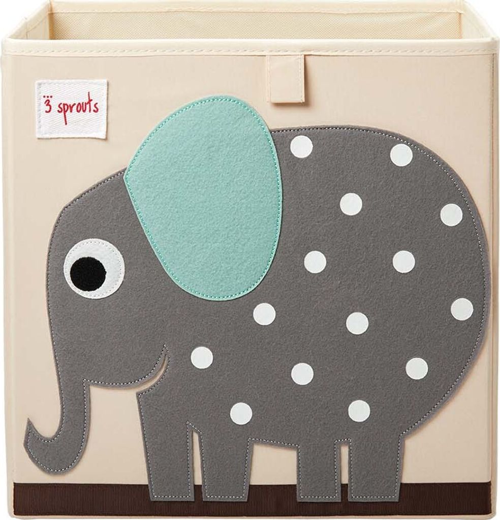 3 Sprouts Spielzeug Aufbewahrungsbox Elefant Produktbild 