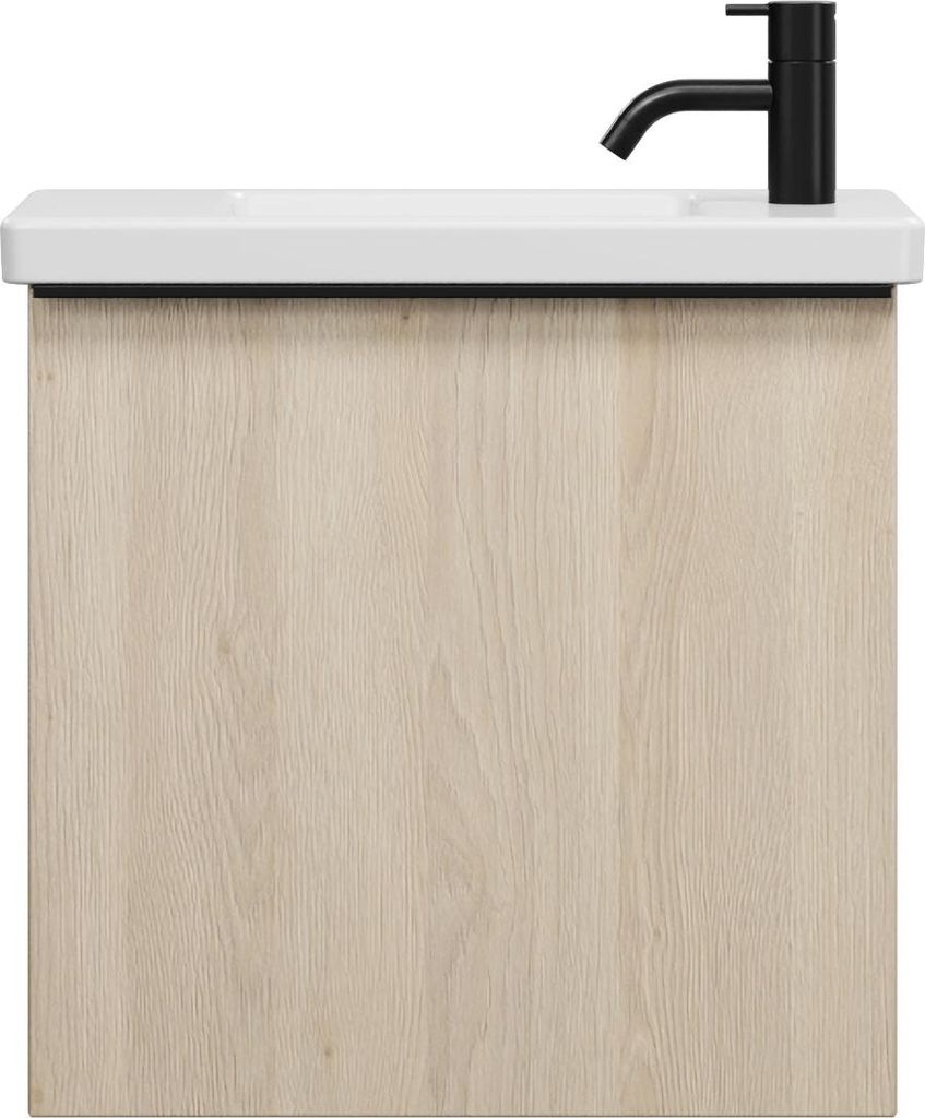 burgbad Eqio Keramik-Waschtisch inklusive Waschtischunterschrank, 530x315x520mm, SFPF053F3180C0001G0252