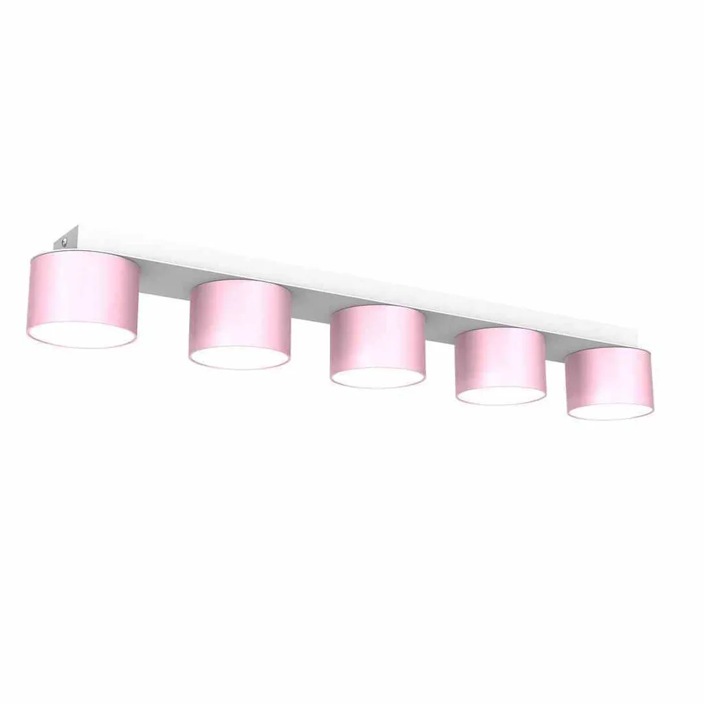 Plafonnier 5x20W DIXIE - Luminaire pour Plafond Bas et Grandes Pièces