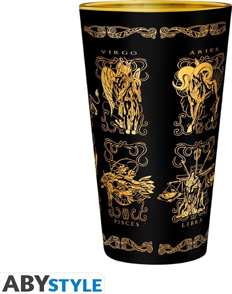 SAINT SEIYA - Large Glass - 400ml - Gold cloths – box