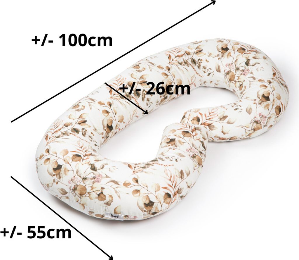 Kojiaci a tehotenský vankúš pre tehotné ženy 100% bavlna  - Obrázok produktu 