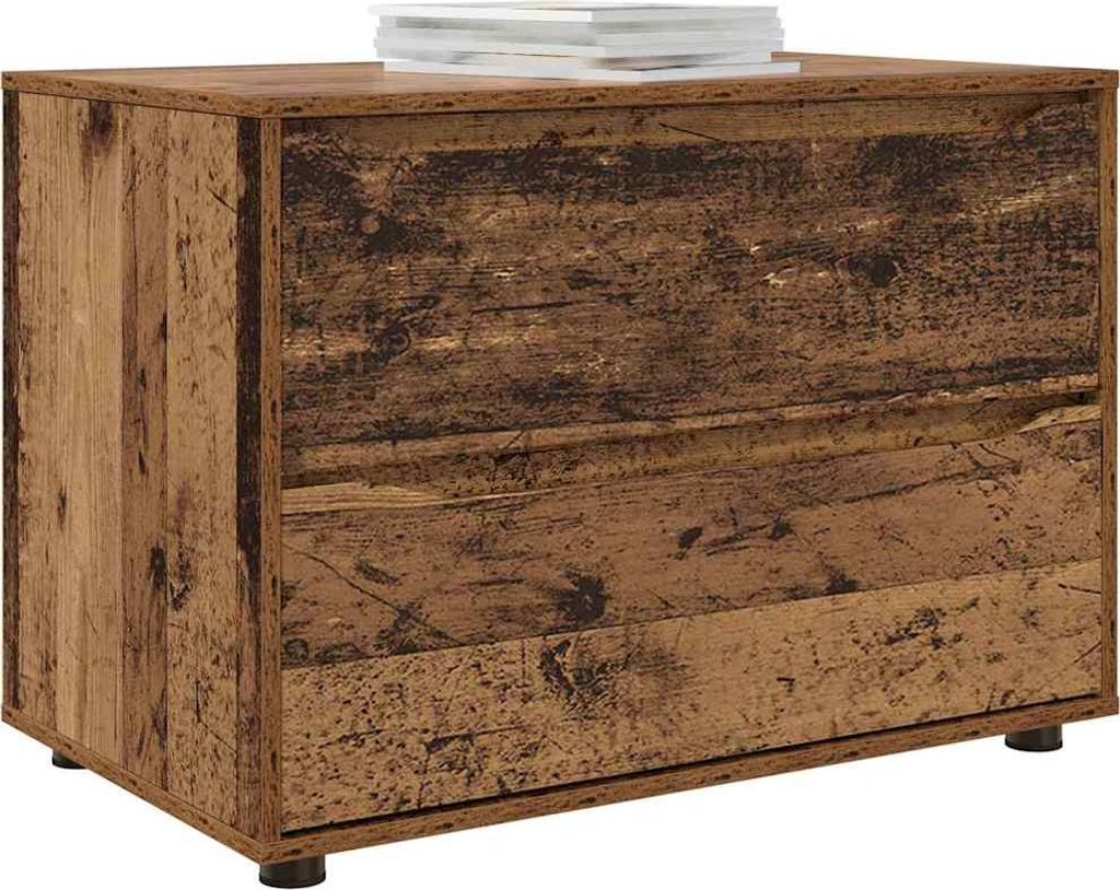 Aufbewahrungsschrank Altholz 80 x 48 x 57 cm Holzwerkstoff