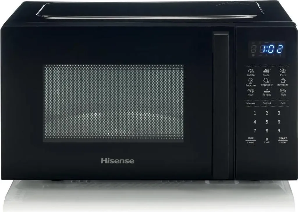 Micro-ondes Simple Hisense 20L 700W Noir : Chauffe Rapide et Facile
