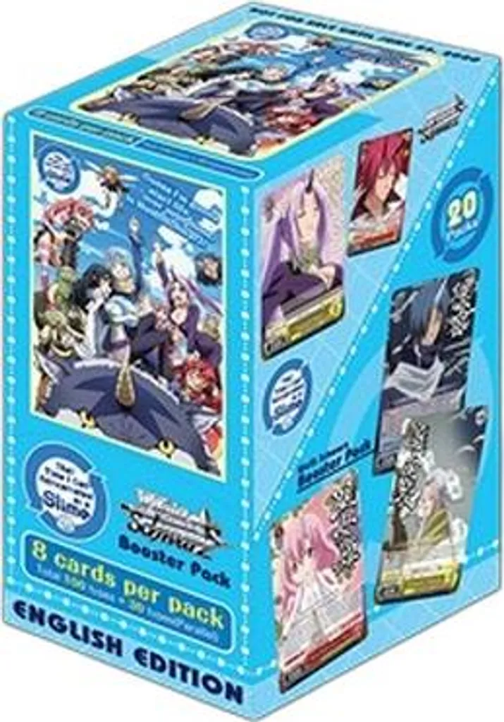 Weiss Schwarz Slime Booster Box avec Cartes Rares et Brillantes Foil