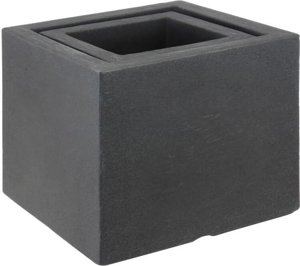 PROGARDEN Lot de 2 pots de fleurs carrés KO-Y54182220 pour jardin