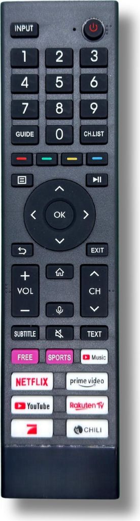 Ersatz Fernbedienung für Hisense TV 65A6BG | 65A6CG | 65A6G