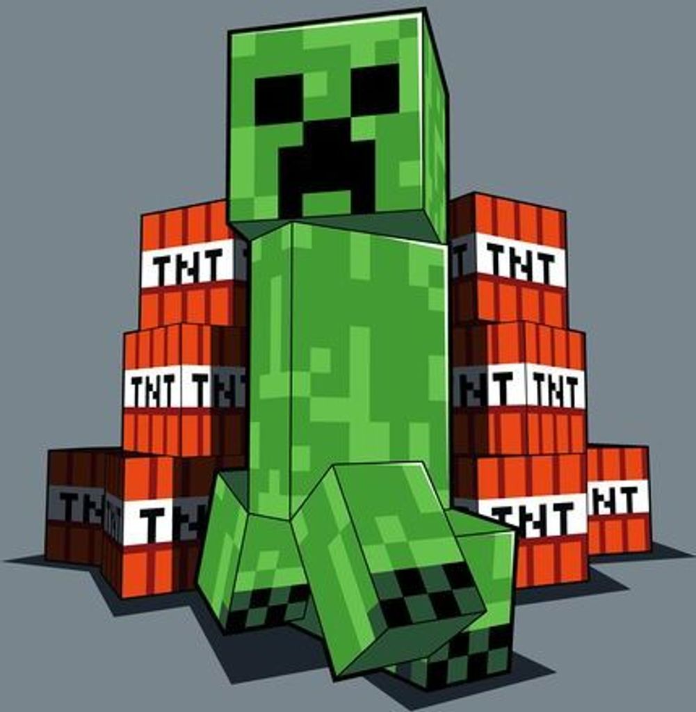 JERRY FABRICS Fleece deka Minecraft TNT  Polyester, 100/150 Obrázok produktu 