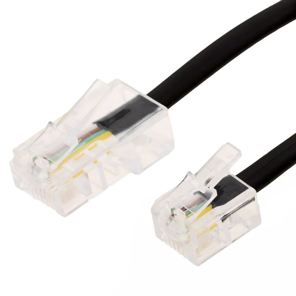 Cavo Modulare Helos 3m RJ45 RJ11 8P4C/6P4C - Kit Installazione Professionale