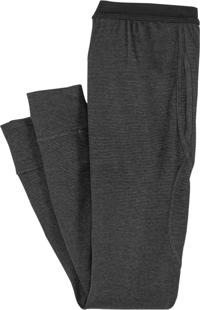 Adamo XXL Thermo Unterhose lang schwarz-grau