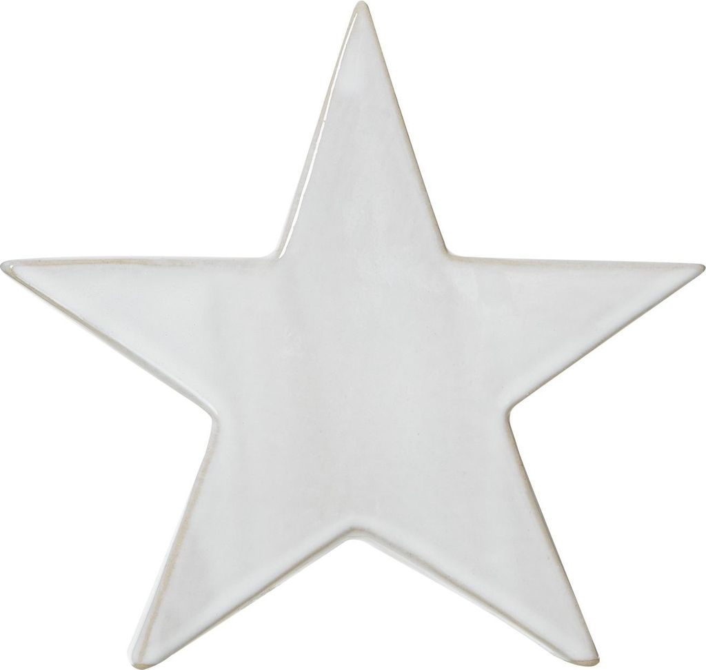 Hill Interiors - Dekoration, Stehstern HI5032 (19 cm x 5 cm x 20 cm) (Weiß)