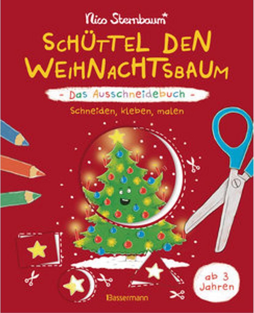 Schüttel den Weihnachtsbaum - Das Ausschneidebuch. Immagine del prodotto 