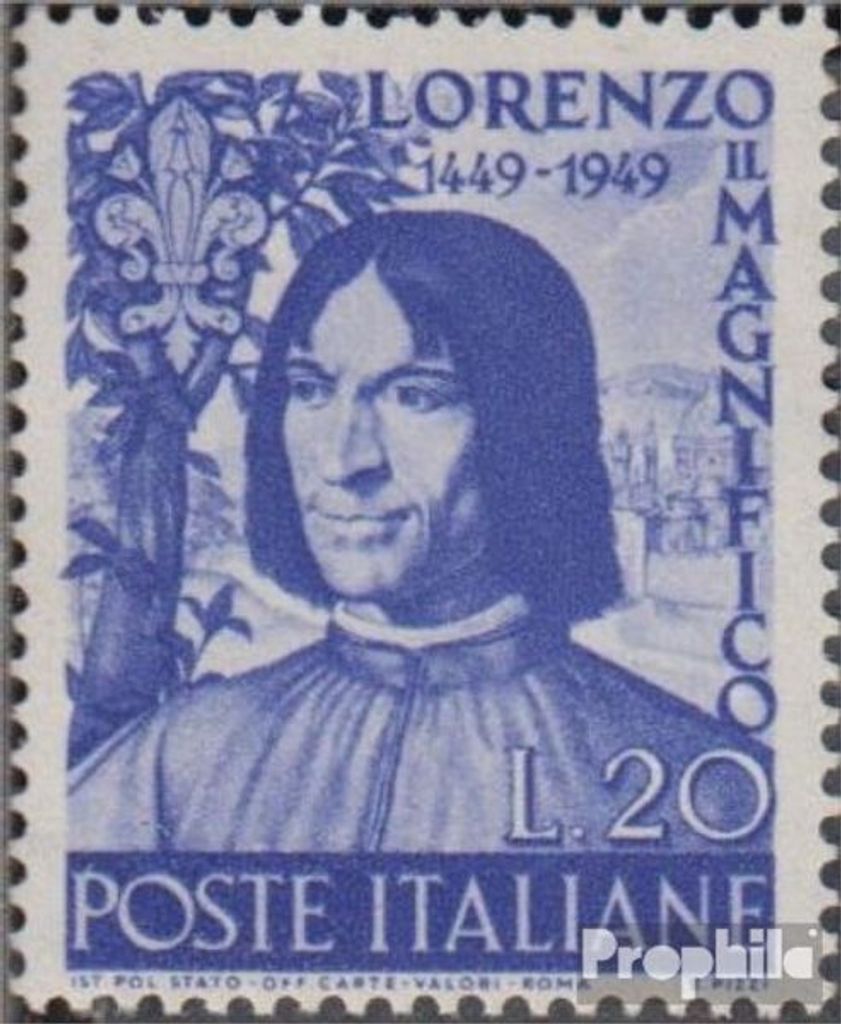 Briefmarken Italien 1949 Mi 782 (kompl.Ausg.) postfrisch L. de Medici