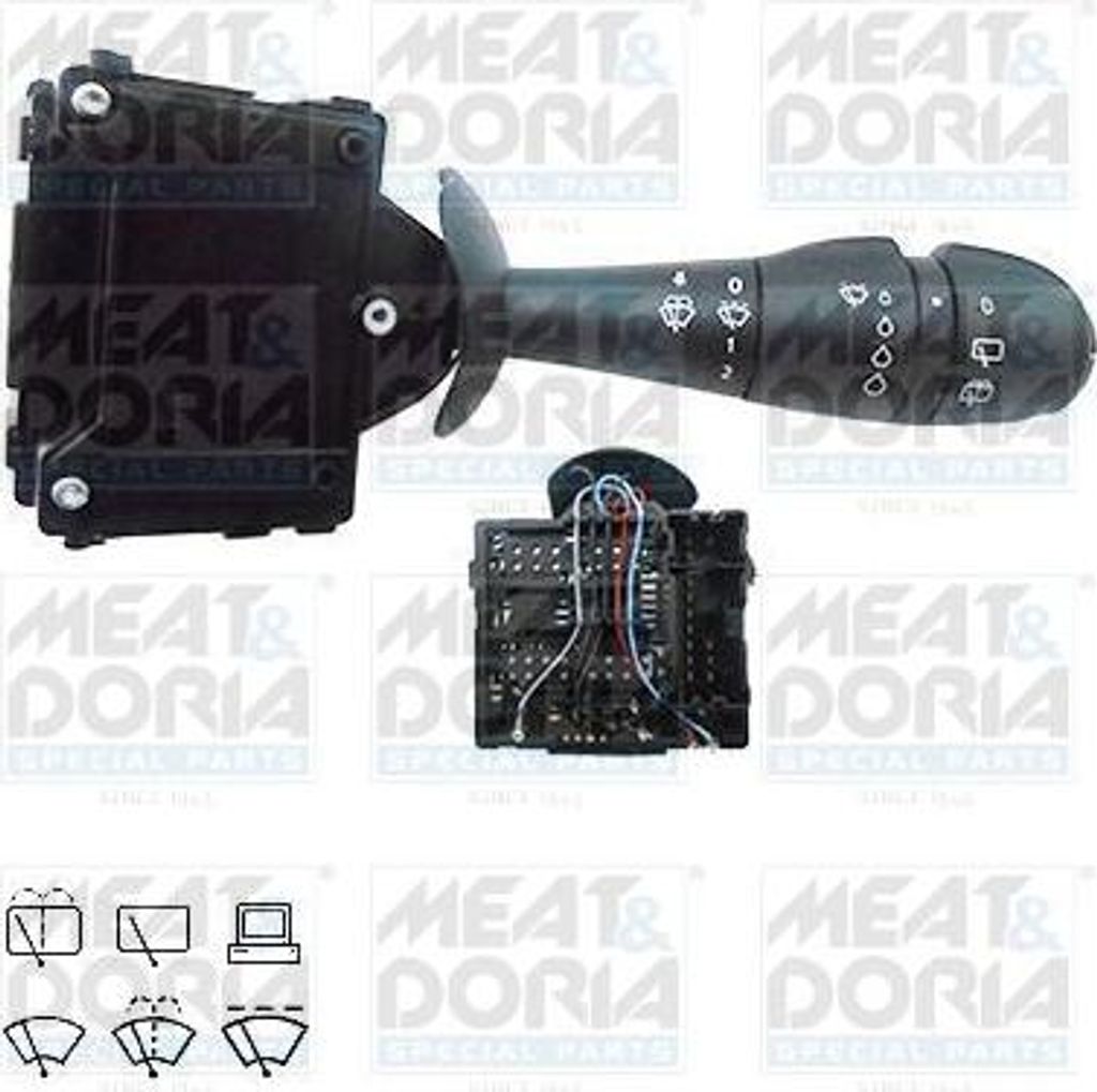 MEAT & DORIA 23547 Lenkstockschalter OE 8201168013 kompatibel mit Trafic, Clio, Captur