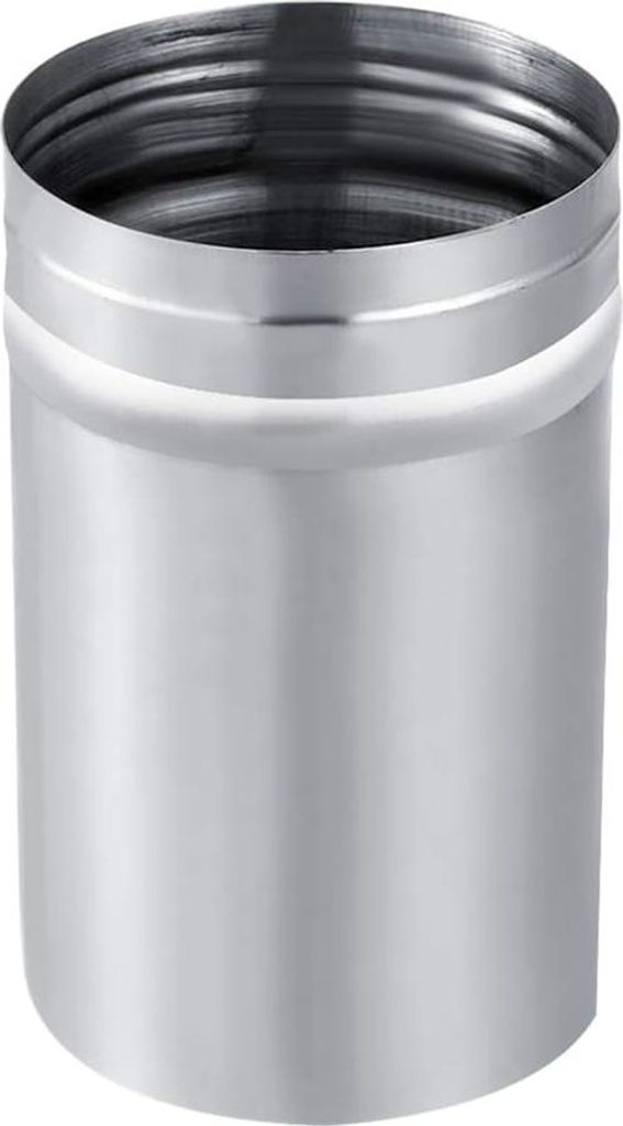 Zerodis Gewürzglas Edelstahl Gewürz Pulverzucker Aufbewahrungsbehälter Kaffeeflasche Schokoladenschüttler Sieb mit feinem Netzdeckel Translucen...