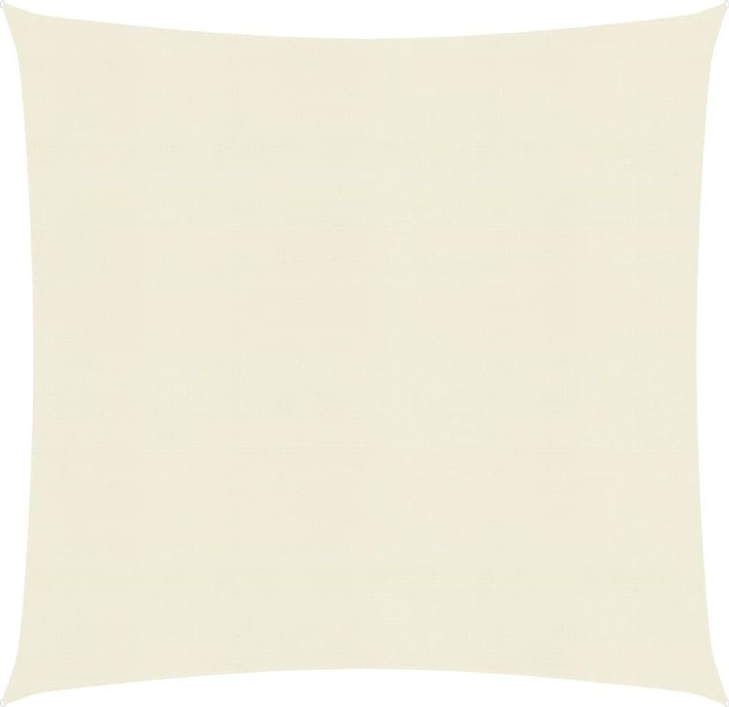 Sonnensegel 160 g/m² Creme 5x5 m HDPE