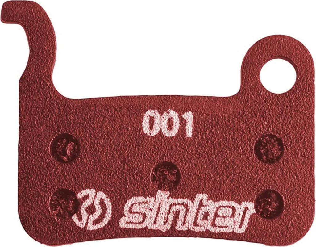 Plaquettes de frein organiques pour Shimano A VTT, lot 25 unités rouges