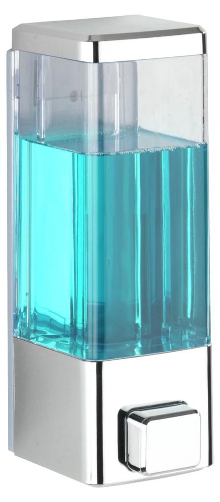 WENKO Desinfektionsmittel Spender Istres Chrom 320ml Seifen Produktbild 