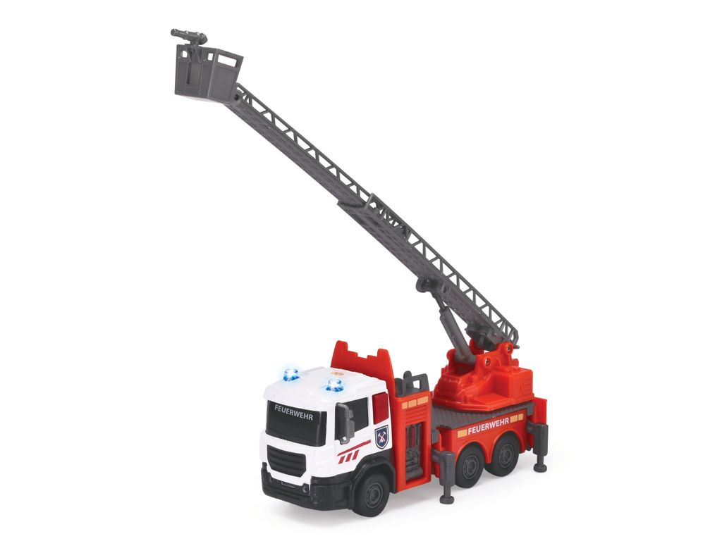 Dickie Toys Feuerwehr - Fire Rescue - Löschgruppenfahrzeug oder Drehleiterfahrzeug Drehleiterfahrzeug