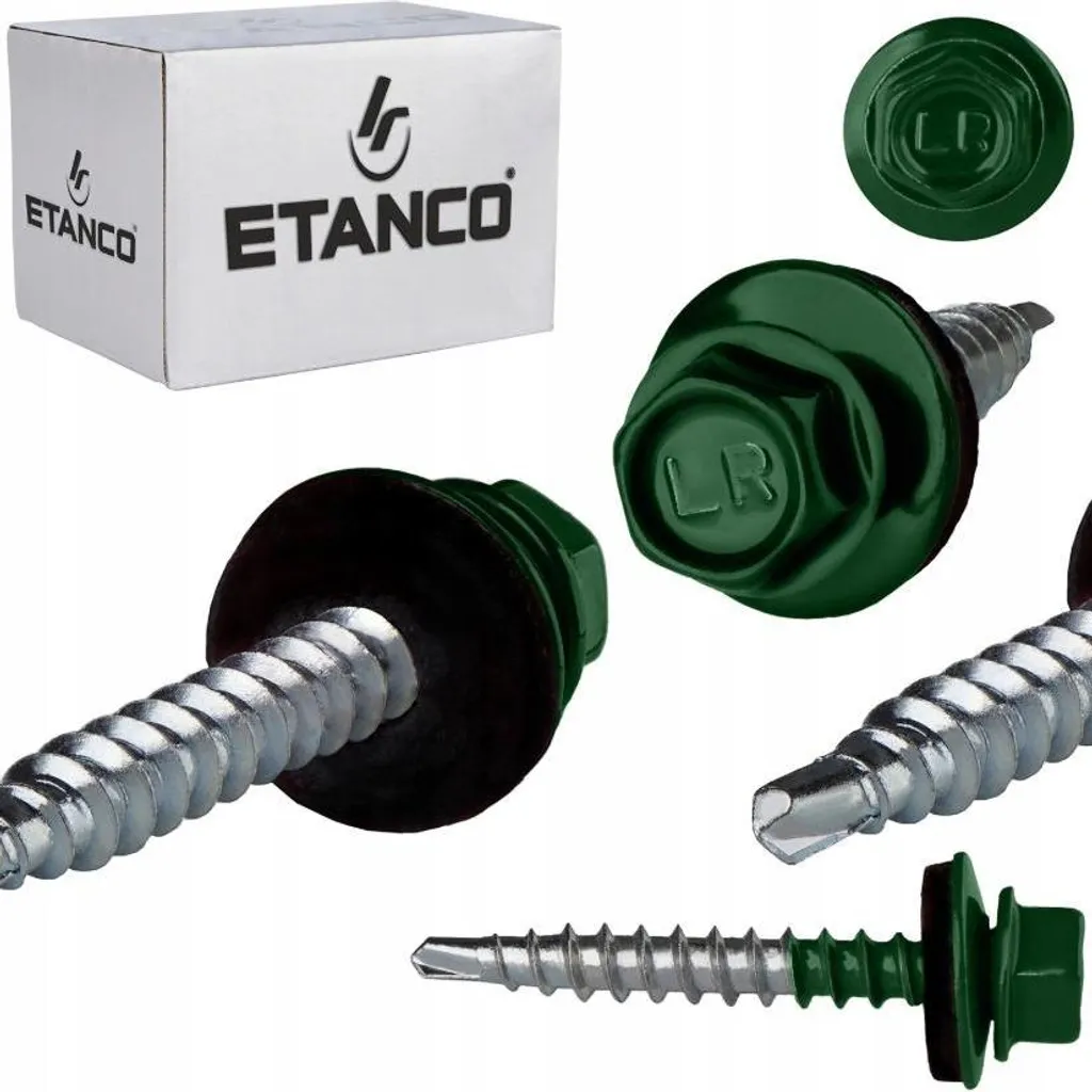 Stop Infiltrazioni! Viti ETANCO RAL 6005 4,8x60mm per Lamiere