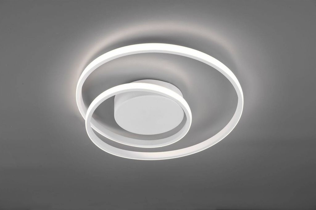 Reality Zibal LED Deckenleuchte  22W ⌀39cm dimmbar Weiß Produktbild 13