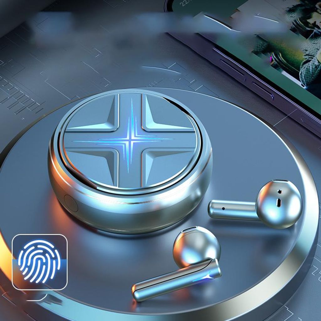 INF SP31 Metall Bluetooth Kopfhörer: Immersiver Klang Silber