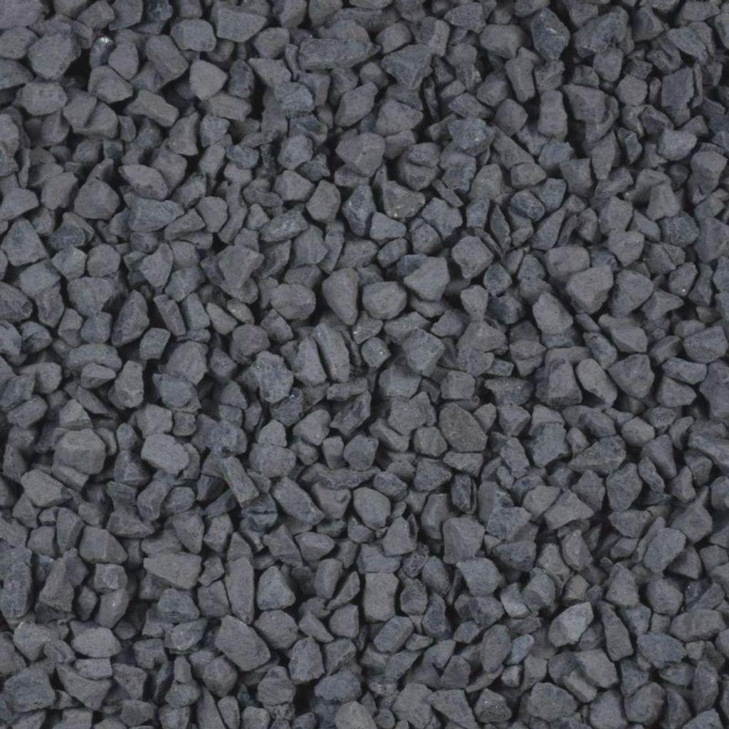 Kieselsteine Garten 8-11 mm 25 kg Zierkies Basalt Anthrazit Produktbild 
