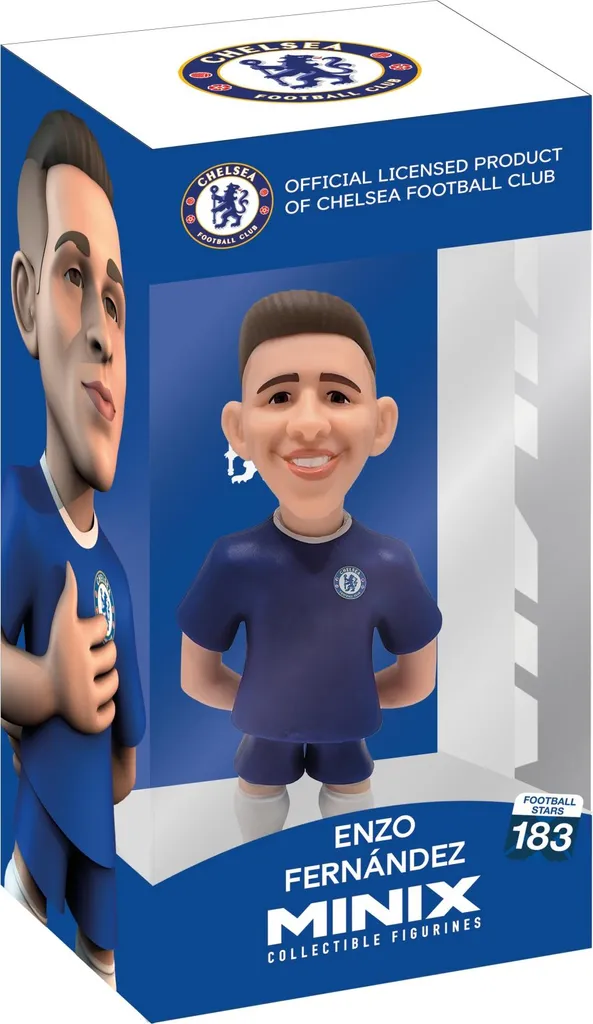 Décoration Bureau Foot Chelsea Enzo Fernández 15078 Figurine MINIX 12cm