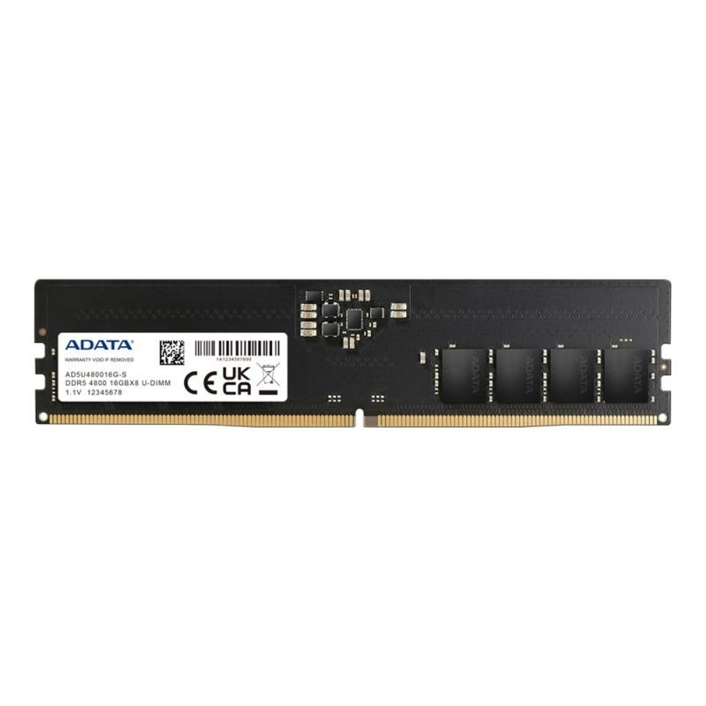 16GB ADATA Premier Series CL40 1x 16GB DDR5-4800 on-die ECC Produktbild 