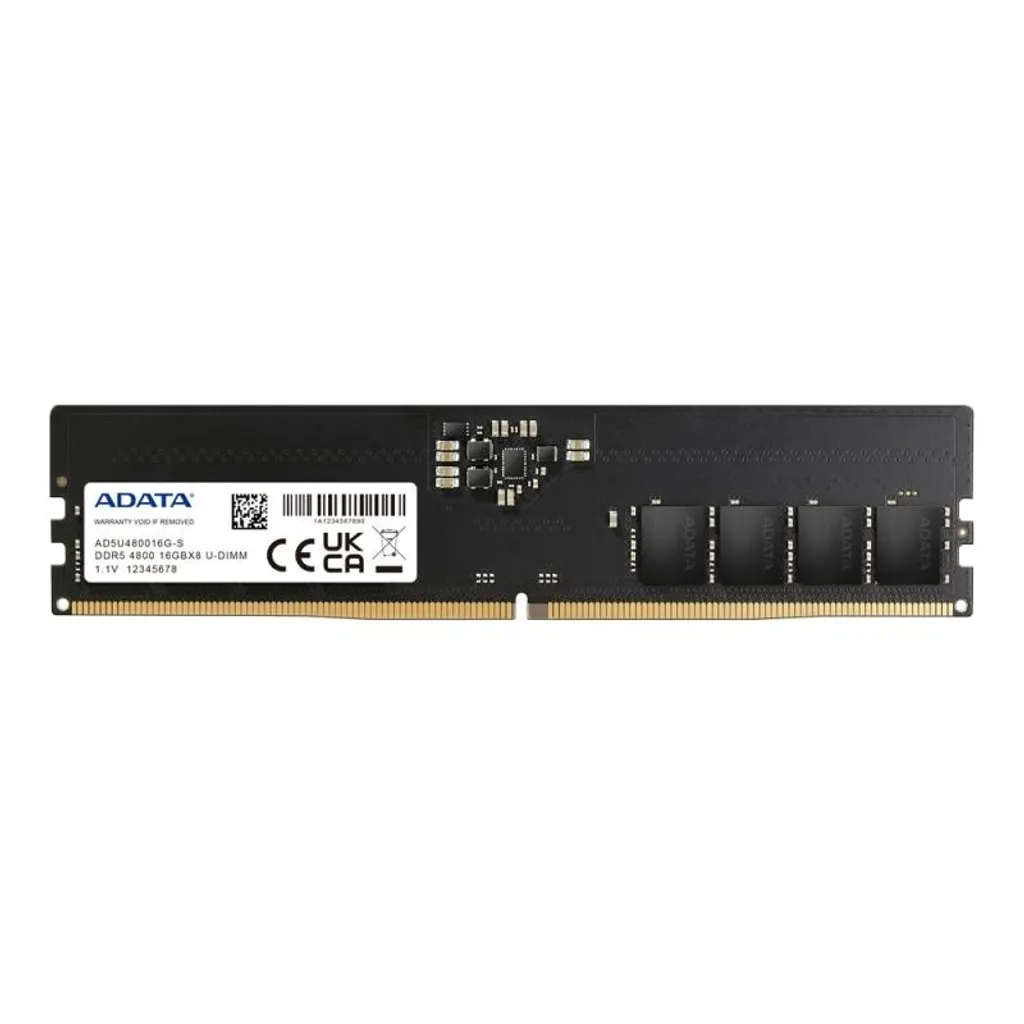 Adata DDR5 16Go 4800 MHz AD5U480016G-S - Mémoire vive UDIMM puissante